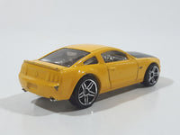 2006 Hot Wheels Ford Mustang GT Concept Yellow Die Cast Toy Car Vehicle