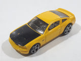 2006 Hot Wheels Ford Mustang GT Concept Yellow Die Cast Toy Car Vehicle