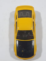 2006 Hot Wheels Ford Mustang GT Concept Yellow Die Cast Toy Car Vehicle