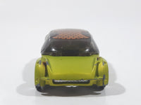 2004 Hot Wheels First Editions Hi I.Q. Satin Lime Green and Black Die Cast Toy Car Vehicle