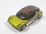 2004 Hot Wheels First Editions Hi I.Q. Satin Lime Green and Black Die Cast Toy Car Vehicle