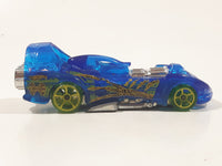 2020 Hot Wheels X-Raycers Power Rocket Clear Blue Die Cast Toy Fantasy Race Car Vehicle