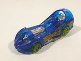 2020 Hot Wheels X-Raycers Power Rocket Clear Blue Die Cast Toy Fantasy Race Car Vehicle