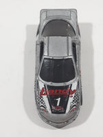 2001 Hot Wheels Pontiac IROC Firebird Silver Die Cast Toy Race Car Vehicle