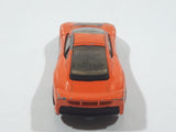 1997 Hot Wheels Street Beasts Jaguar XJ220 Orange Die Cast Toy Car Vehicle