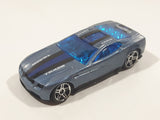 2004 Hot Wheels First Editions Torque Screw Metallic Blue Die Cast Toy Car Vehicle