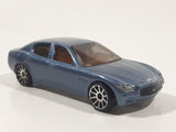 2004 Hot Wheels First Editions Maserati Quattroporte Steel Blue Die Cast Toy Luxury Car Vehicle