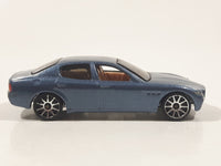 2004 Hot Wheels First Editions Maserati Quattroporte Steel Blue Die Cast Toy Luxury Car Vehicle