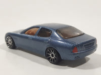 2004 Hot Wheels First Editions Maserati Quattroporte Steel Blue Die Cast Toy Luxury Car Vehicle