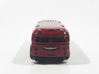 2005 Hot Wheels Red Lines Surfin' School Bus Metalflake Red Die Cast Toy Car Vehicle