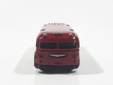 2005 Hot Wheels Red Lines Surfin' School Bus Metalflake Red Die Cast Toy Car Vehicle