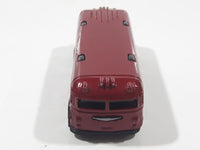 2005 Hot Wheels Red Lines Surfin' School Bus Metalflake Red Die Cast Toy Car Vehicle