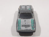 Yatming No. 802 Ferrari 328 GTB Silver with Green Stripes Die Cast Toy Car Vehicle