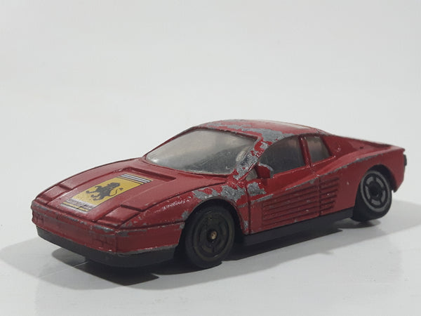 Rare 1989 Racing Champions Ferrari Testarossa Red 1/64 Scale Die Cast Toy Car Vehicle