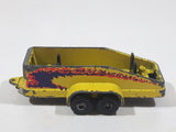 Vintage 1976 Lesney Matchbox Superfast Glider Transporter Trailer Yellow Die Cast Toy Car Vehicle