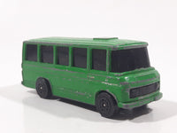 Vintage Corgi Juniors Mercedes-Benz School Bus Green Die Cast Toy Car Vehicle