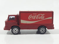 Vintage Corgi Juniors Enjoy Coca-Cola Leyland Terrier Delivery Container Semi Truck Red Die Cast Toy Car Vehicle Made in Gt. Britain