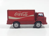 Vintage Corgi Juniors Enjoy Coca-Cola Leyland Terrier Delivery Container Semi Truck Red Die Cast Toy Car Vehicle Made in Gt. Britain