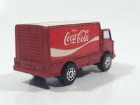 Vintage Corgi Juniors Enjoy Coca-Cola Leyland Terrier Delivery Container Semi Truck Red Die Cast Toy Car Vehicle Made in Gt. Britain