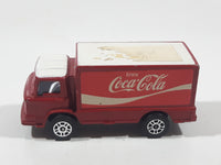 Vintage Corgi Juniors Enjoy Coca-Cola Leyland Terrier Delivery Container Semi Truck Red Die Cast Toy Car Vehicle Made in Gt. Britain