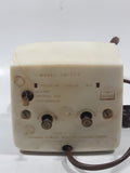 Vintage General Electric 3 1/2" Tall Plug In Alarm Clock Model LR-207 Made in Toronto Canada