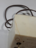 Vintage General Electric 3 1/2" Tall Plug In Alarm Clock Model LR-207 Made in Toronto Canada