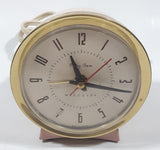 Vintage Westclox Baby Ben Light Pink 3 1/2" Tall Plug In Alarm Clock Made in Canada