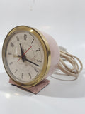 Vintage Westclox Baby Ben Light Pink 3 1/2" Tall Plug In Alarm Clock Made in Canada