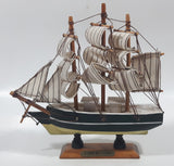 Vintage Confection 6" Long Wood Model Ship Boat