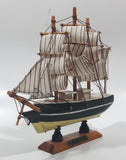 Vintage Confection 6" Long Wood Model Ship Boat