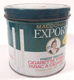 Vintage Macdonald Export Finest Virginia Cigarette Tobacco "Now - 200g" 4 1/8" Tall Tin Metal Can