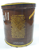 Vintage Douwe Egberts Amphora Pipe Tobacco Extra Mild Cavendish Brown and Yellow Tin Can - Empty