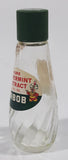 Vintage Nabob Pure Peppermint Extract 2 Fl Oz. 4 1/4" Tall Glass Spice Jar