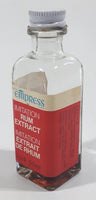 Vintage Empress Imitation Rum Extract 57 mL 4" Tall Glass Spice Jar