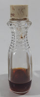 Vintage Empress Imitation Rum Extract 60 mL 4 1/2" Tall Glass Spice Jar