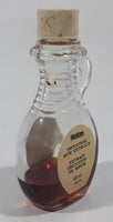 Vintage Empress Imitation Rum Extract 60 mL 4 1/2" Tall Glass Spice Jar