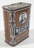 Vintage Watkin's Nutmeg 55g Brown 3 1/8" Tall Tin Metal Container