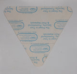 1988 Otto Rush Artist Management Run DMC Run's House Tour Working Yellow Triangle Shaped Sticker Satin Back Stage Pass