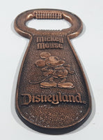 Vintage Walt Disney Productions Disneyland Mickey Mouse Copper Metal Bottle Opener