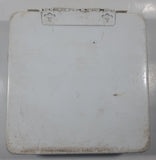 Vintage North Welder's First Aid Kit White Metal Hinged Box