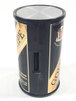 Vintage Thomas Adams Distillers Ltd Gold Stripe Canadian Whiskey 4 3/4" Tall Beer Can Shaped AM Radio