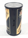 Vintage Thomas Adams Distillers Ltd Gold Stripe Canadian Whiskey 4 3/4" Tall Beer Can Shaped AM Radio