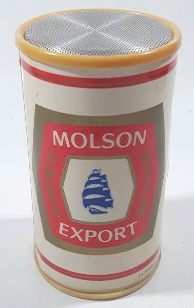 Vintage Molson Export Ale Beer Biere 4 3/4" Tall Beer Can Shaped AM Radio