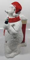 Houston Harvest Drink Coca-Cola In Bottles Coke 10 1/2" Tall Large Vending Machine With Polar Shaped Ceramic Cookie Jar