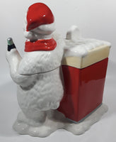 Houston Harvest Drink Coca-Cola In Bottles Coke 10 1/2" Tall Large Vending Machine With Polar Shaped Ceramic Cookie Jar