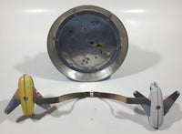 Vintage Elephant Carry Plane 10 1/2" Tall Tin Metal Key Wind Up Toy Made in China