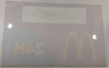 McDonald's 24H Open 24 Hours Large 23 1/2" x 37" Original Plexiglass Sign