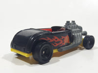 1994 McDonald's Hot Wheels Roadster Flame Rider Black Die Cast Toy Hot Rod Car Vehicle