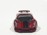 2019 Hot Wheels HW Exotics Lamborghini Sesto Elemento Dark Red Die Cast Toy Car Vehicle