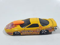 2000 Hot Wheels First Editions Pro Stock Firebird Yellow Die Cast Toy Race Car Vehicle